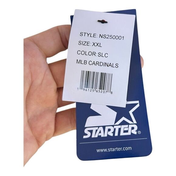 Starter MLB Cardinals Varsity Jacket Men's 2XL Red Snap Closure - Picture 9 of 9